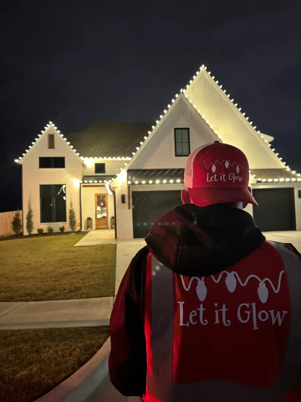 Let it Glow Christmas lighting project 6