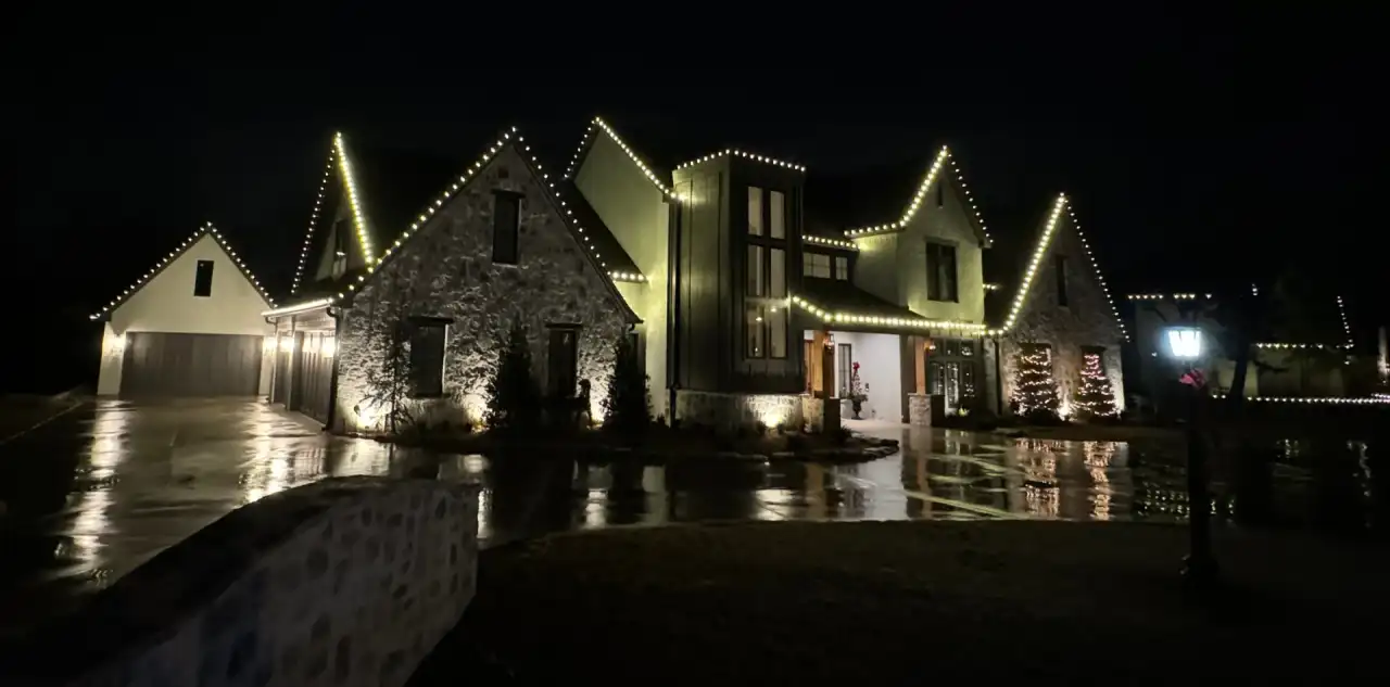 Let it Glow Christmas lighting project 1